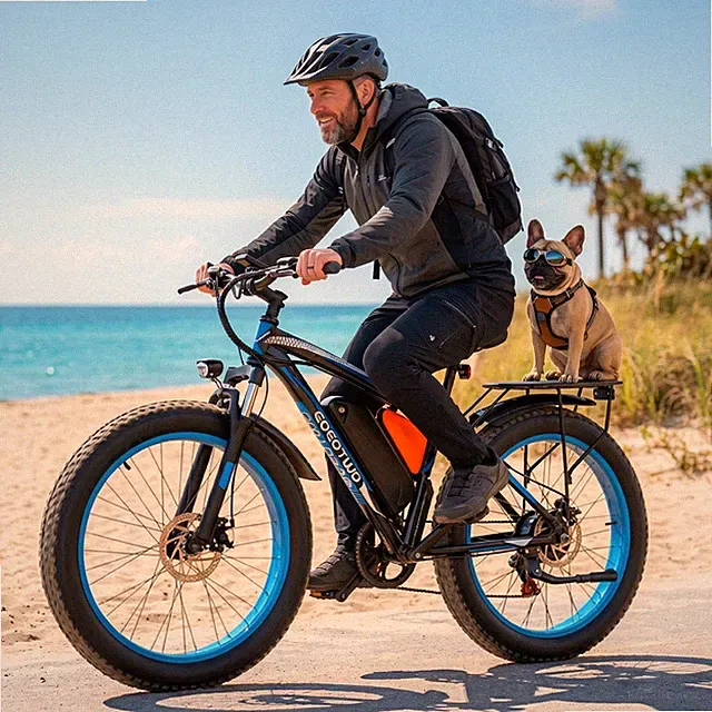 1500W 30MPH Electric Bike 48V 20Ah 26" Fat Tire Commuter Ebike Adults UL2849