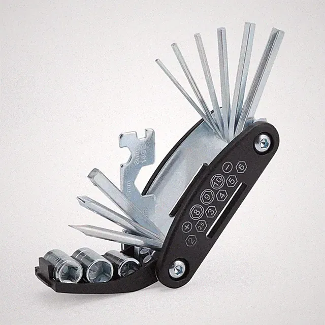 16 in 1 Mountain Bike Portable Socket Multi-Purpose Wrench Bike Multi Tool Screw
