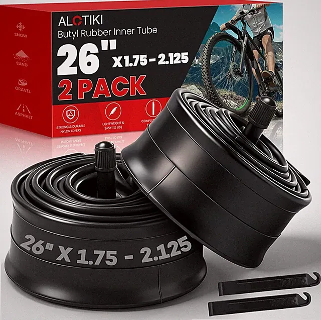 20X4.0 Fat Tire Tube, 26X1.75/2.125 Inner Tube, Bike Tube Set with Schrader Valv