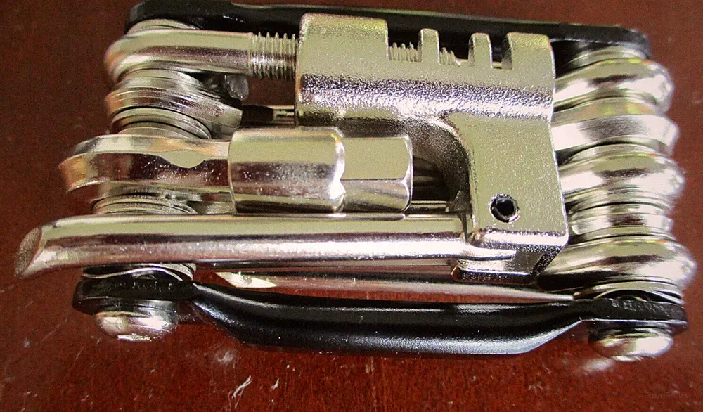 Bicycle Multi 11 Tool Set: Chain Tool, Screw Drivers, Hex, Star MTN/ROAD
