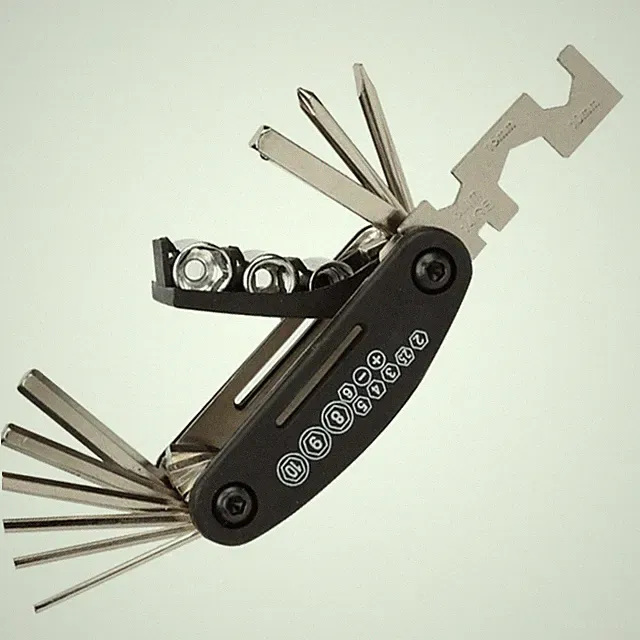 Bicycle Multitool Portable Foldable Hex Key Wrench 16 in 1 Bike Tool Repair Kit