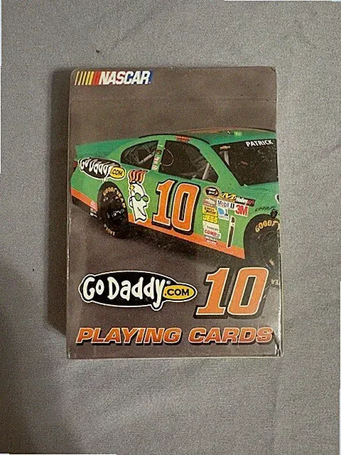 Bicycle NASCAR Playing Cards Sets #10 GoDaddy --NEW--SEALED PACK!!