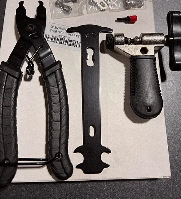 Bike Chain Tool Bicycle With Master Link Plier Chain Breaker Checker Repair Kit