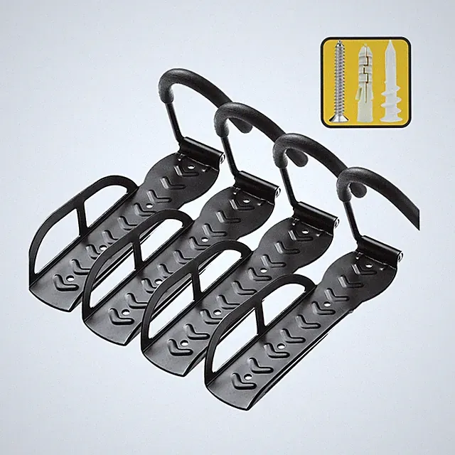 Bike Rack for Garage Wall Mount 4 Pack Vertical Bike Hooks Bicy... FAST USA SHIP