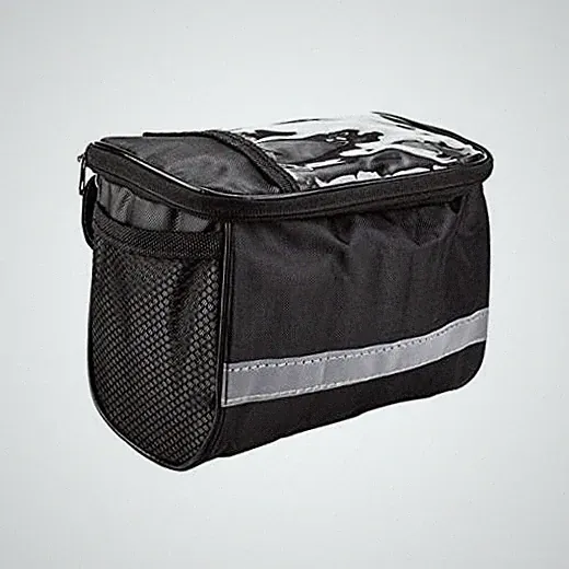 Collapsible Bike Basket, Large Capacity Bike Handlebar Bag, Multi-Purpose