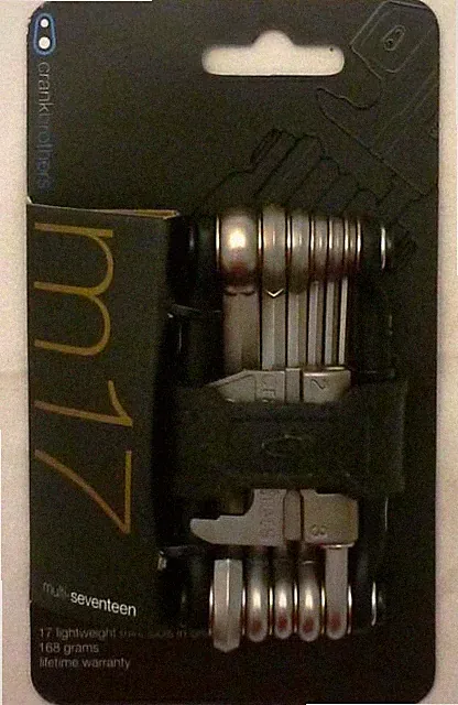 Crank Brothers m17 Bicycle Multi-Tool Chain Breaker - Midnight Matte Black