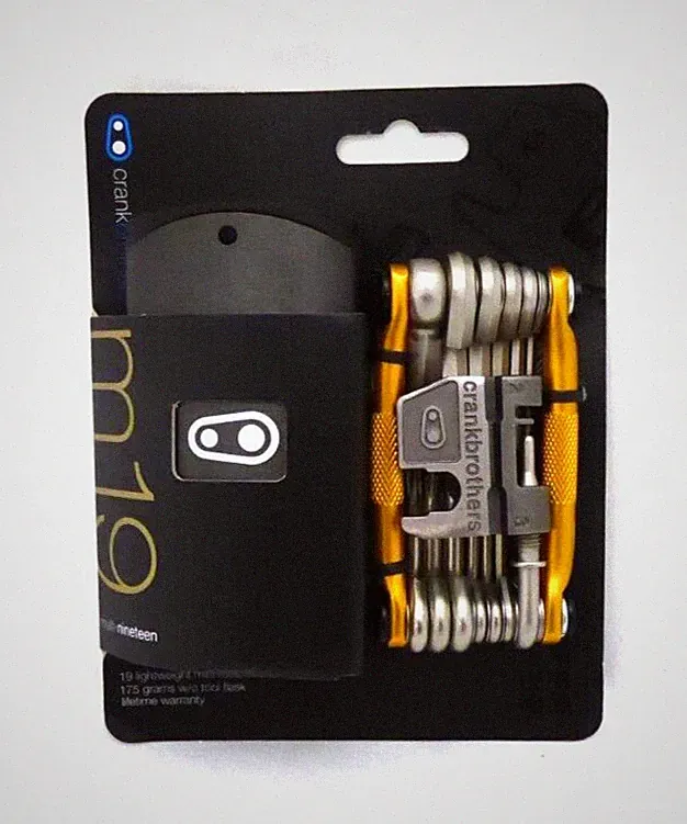Crank Brothers m19 19-Function Bike Multi-Tool with Chain Breaker and Torx Case