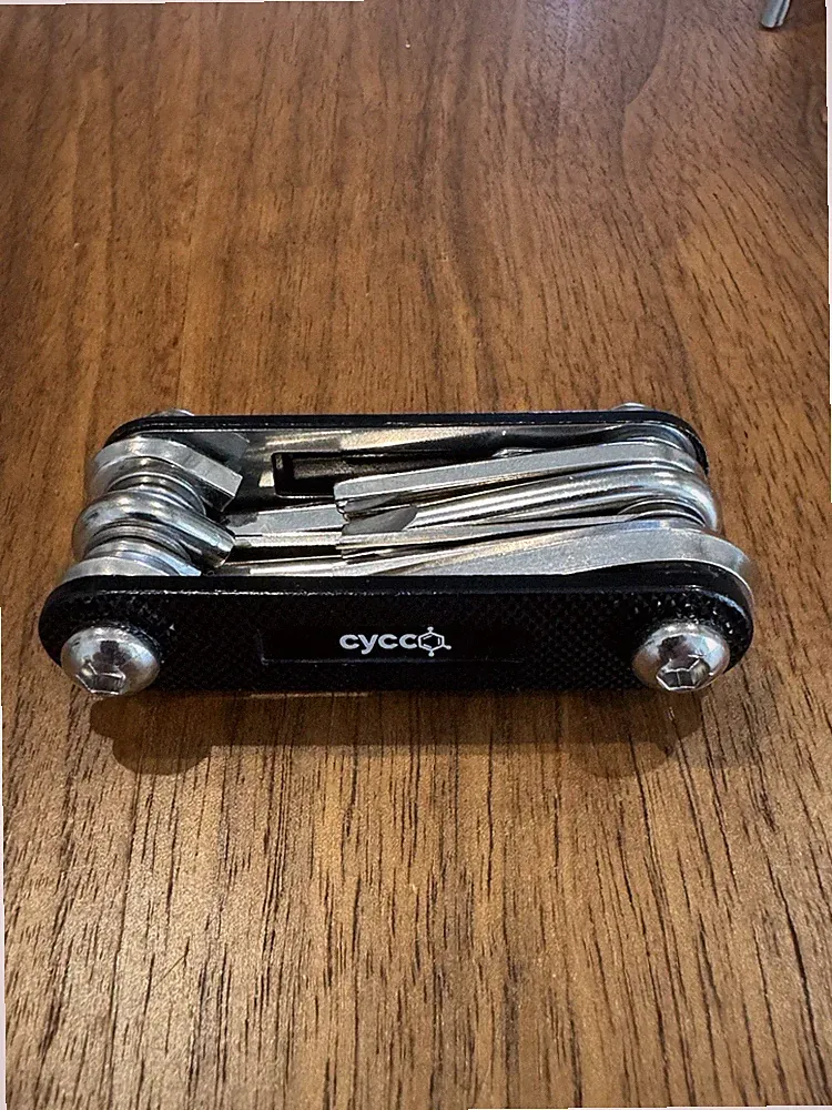 Cycco Compact Folding Bicycle Multi Tool | Hex Keys, Torx & Screwdrivers