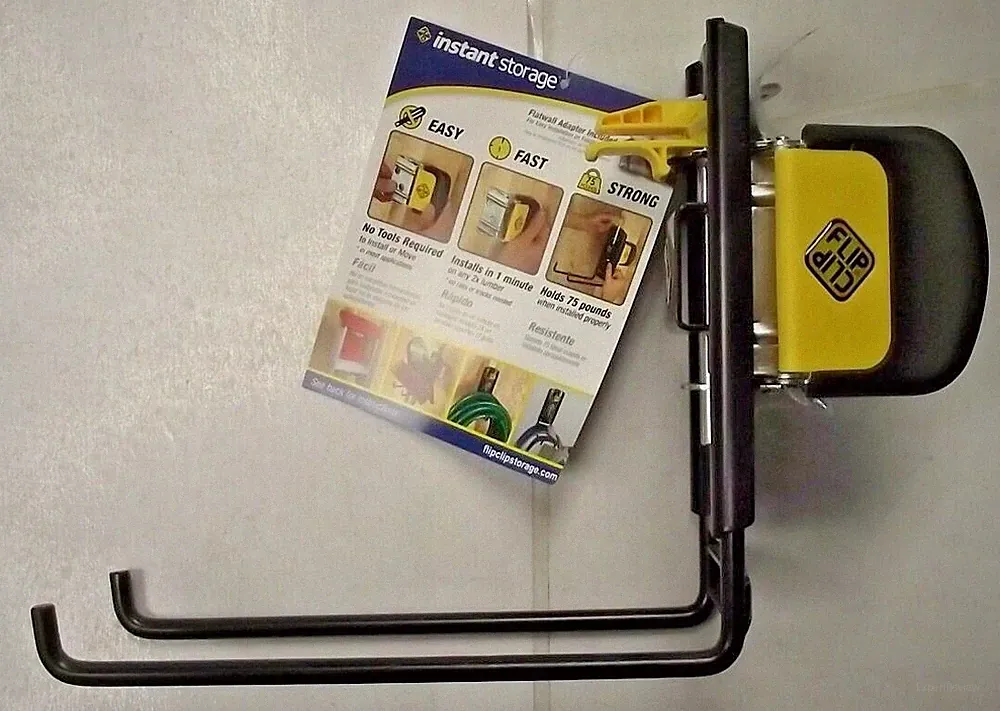 FlipClip 66916FC1 Storage Rack Multi Rack Hose Bike Ladder 75 lb.