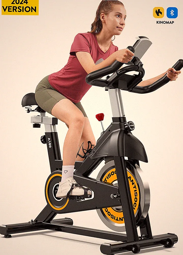 Home Exercise Bicycle Indoor Bike Cycling Cardio Adjustable Gym Workout Fitness