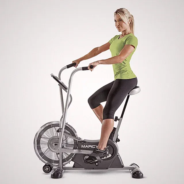 Marcy Air Resistance Exercise Fan Bike Dual Action