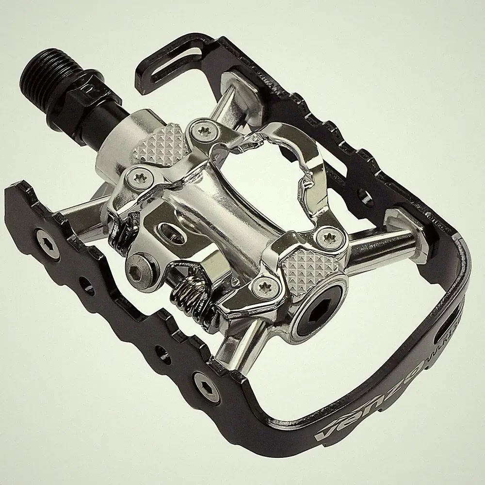 Multi-Use with Shimano SPD Mountain Bike Bicycle Sealed Clipless Pedals - Dua...