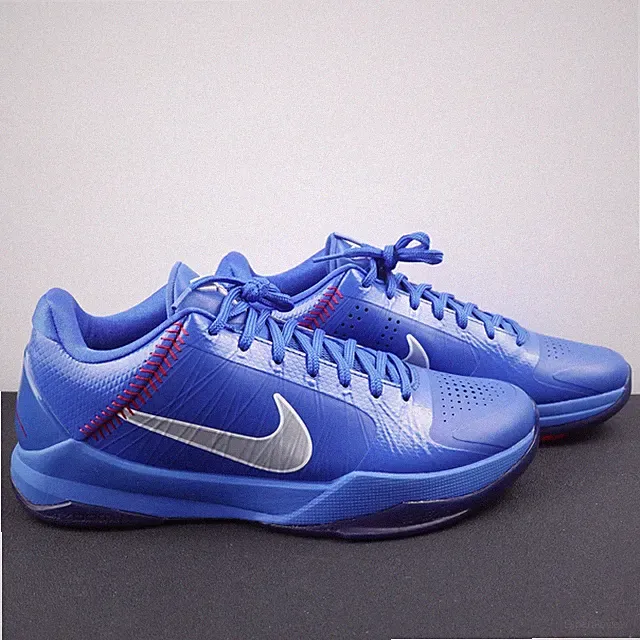 New NK IO6256-400 Zoom Kobe 5 Protro “Dodgers” Rush Blue Men's Size 7-14