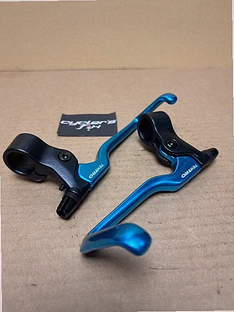 NOS Tektro Multi-Position Anodized Alloy Bike Brake Levers Mtb Fit Giant Trek Gt