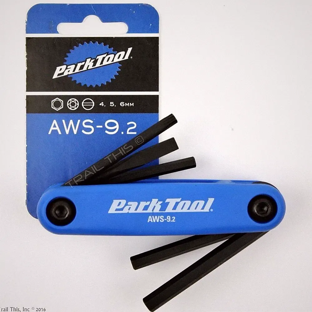 Park Tool AWS-9.2 Bicycle Multi-Tool / Metric Folding Hex Wrench Set Made in USA