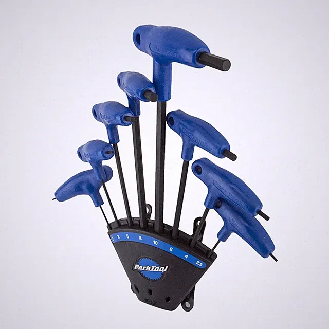 Park Tool PH-1.2 P-Handle Hex Set with Holder, Mechanic Bicycle Tool
