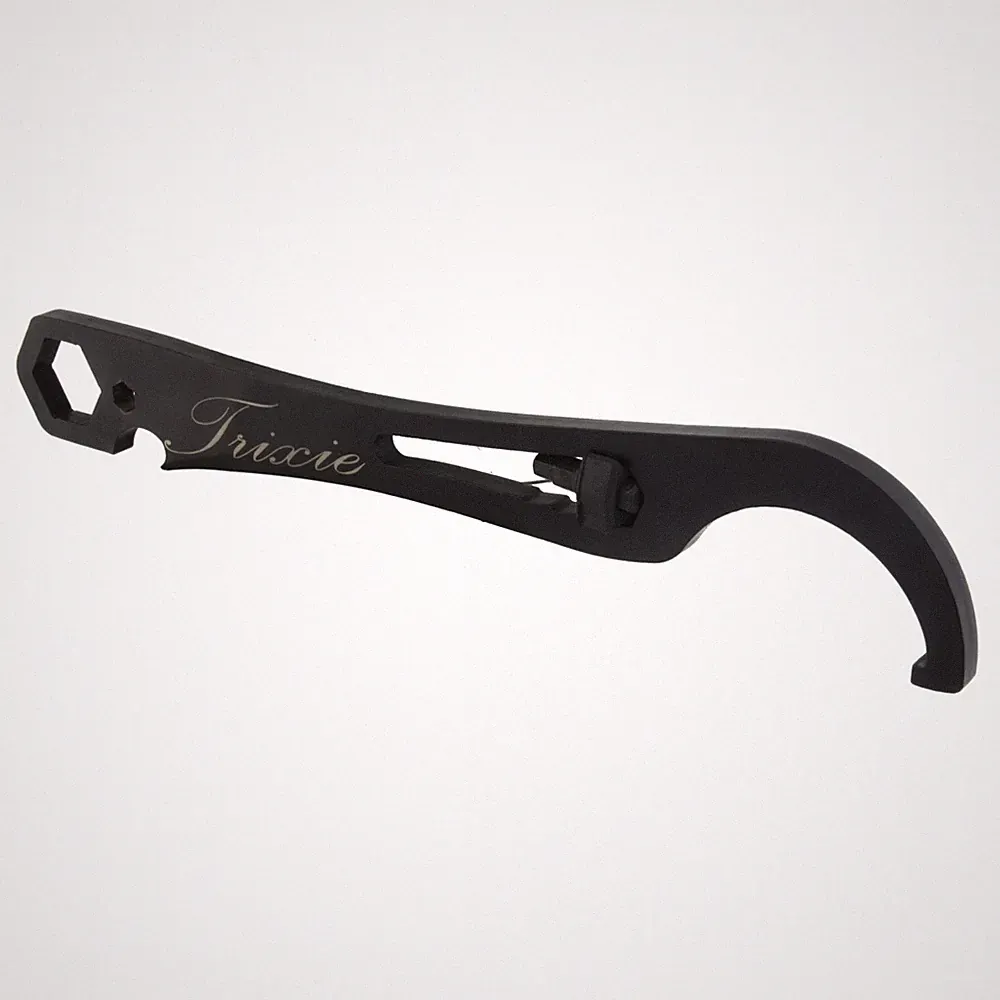 Pedro's Fixed Gear Multi-Tool Trixie: Black Bottle Cage Mount Bicycle Tool