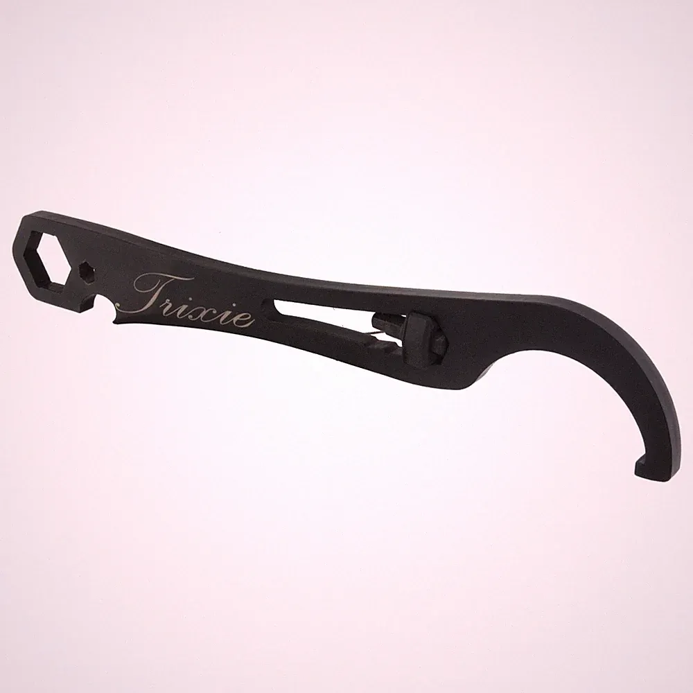 Pedro's Fixed Gear Multi-Tool Trixie: Black Bottle Cage Mount Bicycle Tool