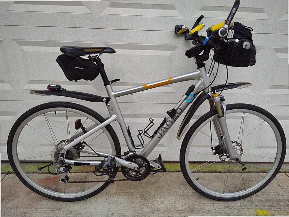 RARE JANGO 7.1 L MULTI ACTIVITY HYBRID BIKE TOPEAK BICYCLE MEN WOMEN
