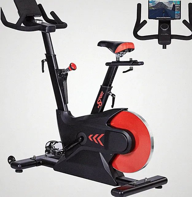 Stationary Cycling Bike Magnetic Resistance 22LB Flywheel Adjustable Seat Home