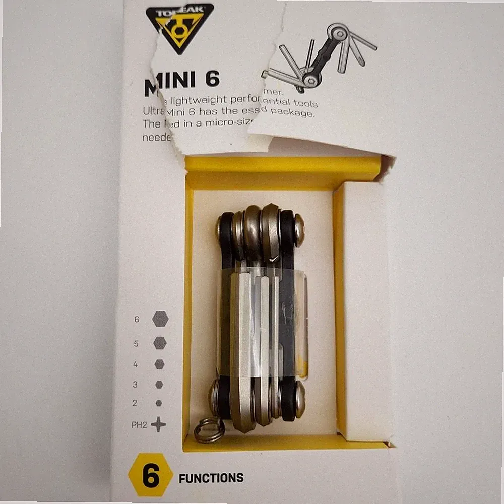 Topeak Mini 6 Bicycle Multi-Tool OPEN PACKAGE