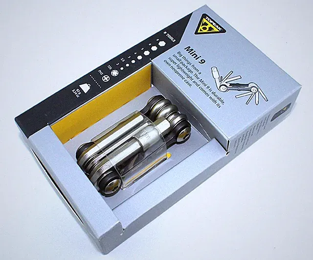 TOPEAK TT2409 MINI 9 Multi Function Bike Tool Multitool w/ Hex Torx Bag Bicycle