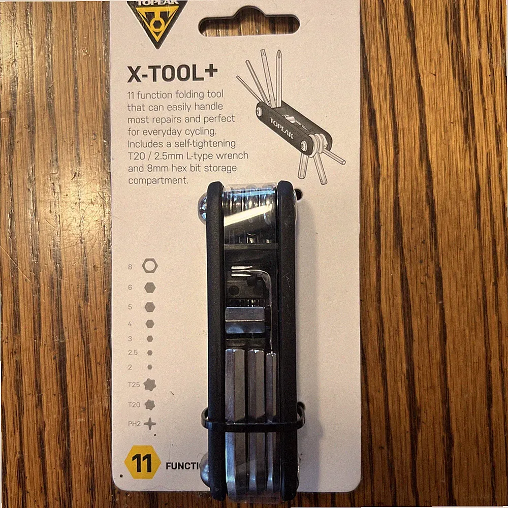 Topeak X-Tool + Bicycle Multi Tool 11 Function Black