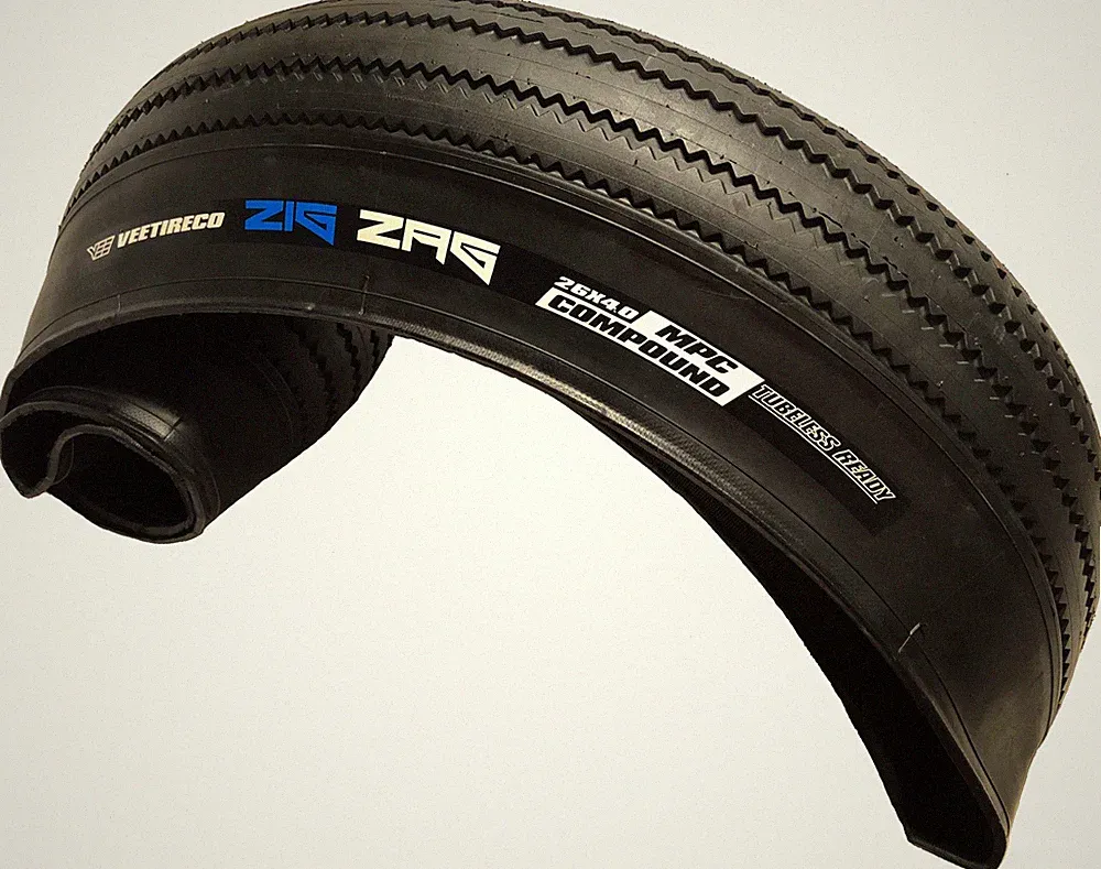 Vee Tire Zig Zag 26x4.0 Folding Bead Multi Purpose Compound Bicycle 102-559 26x4