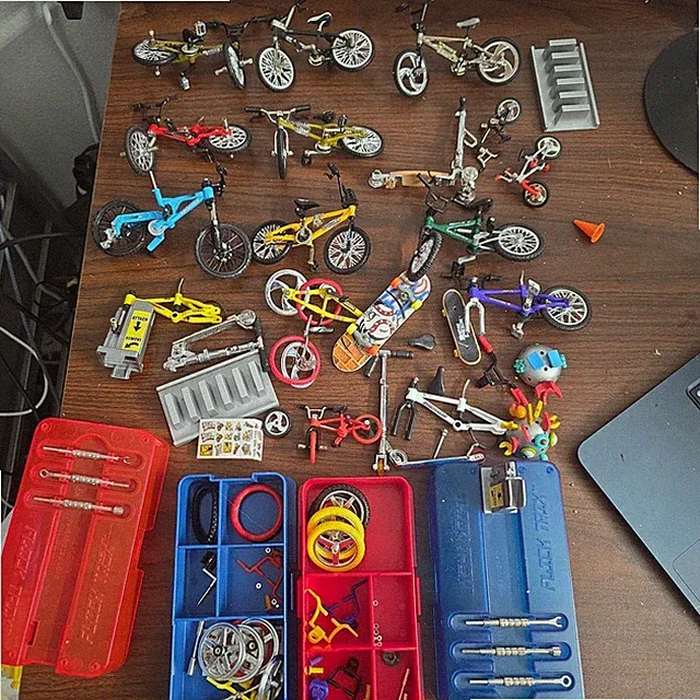 Vintage BMX Finger Bike Lot Road Champs Flick Trix GT Pork Dyno DK SE Etc