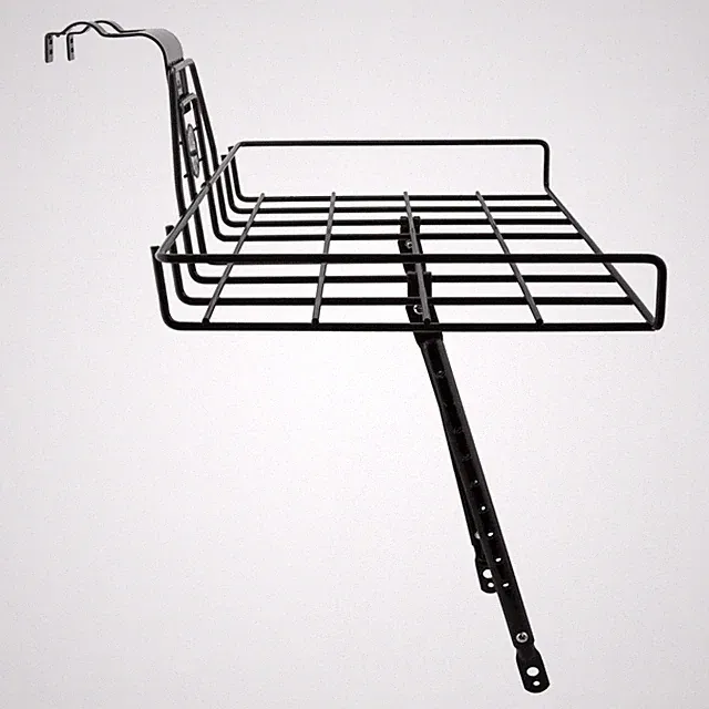 Wald Products #257GB Front Rack Front Axle/Handlebar 26`/27.5`/700c Black