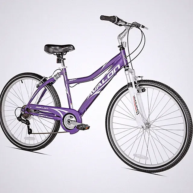 Women's 26" Avalon Hybrid Comfort Bike, 7-Speed, Full Suspension, Purple